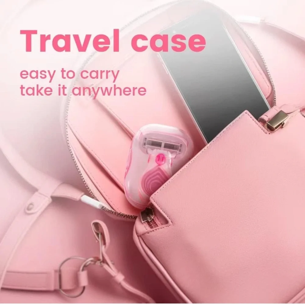 🪒Compact Portable Travel Mini Razor Case 5-Blades